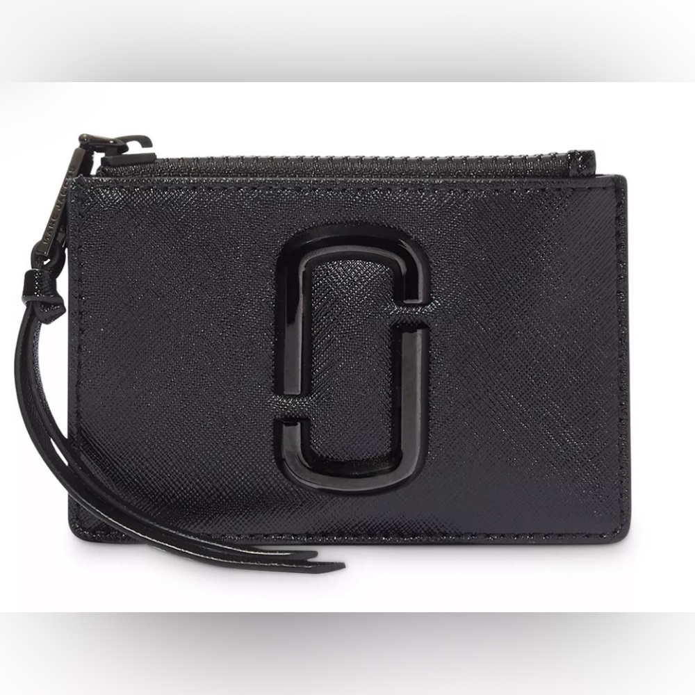 Marc Jacobs-TheSnapshot DTM Top Zip Multi Wallet-black
